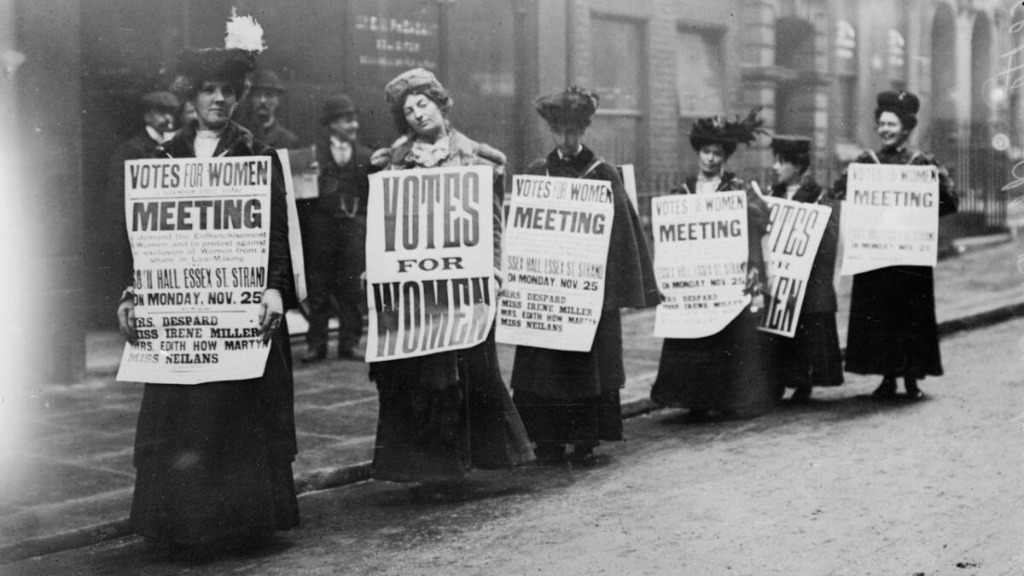 Candidate B - Authentic Historical Suffragettes